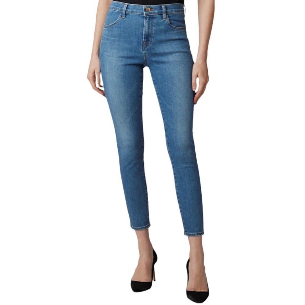 J Brand Jeans 28 Capri Skylight Wash High Rise D30